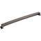 Jeffrey Alexander 305 mm Center Brushed Pewter Square-to-Center Square Renzo Cabinet Cup Pull 141-305BNBDL - alternate 7
